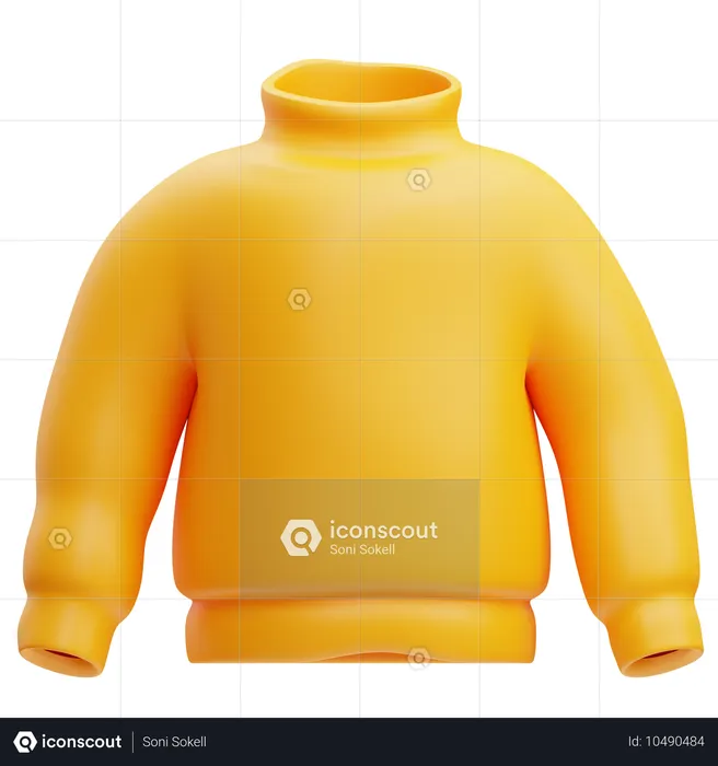 Hoodie  3D Icon