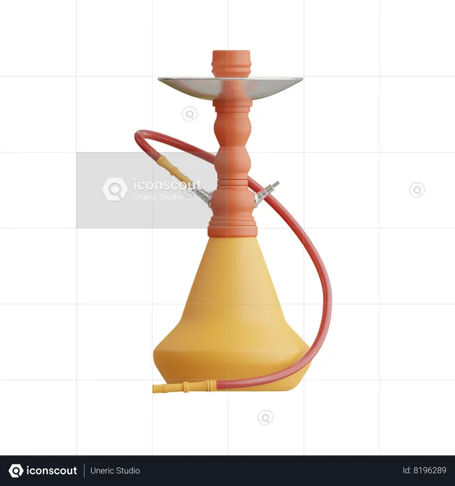 Hookah  3D Icon