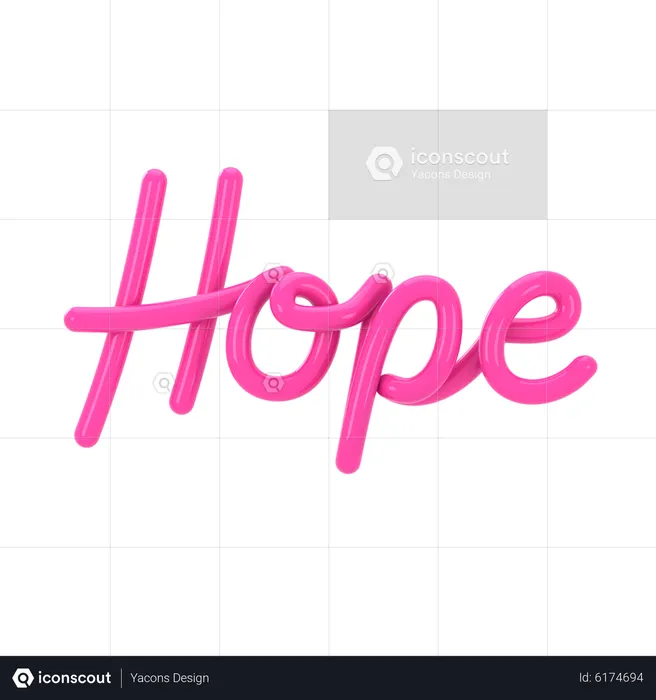 Hope Letter  3D Icon