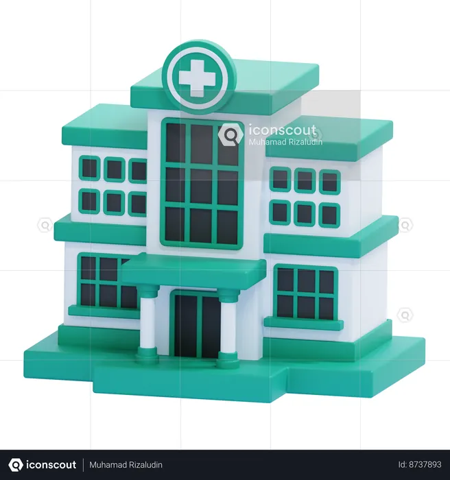 Hôpital  3D Icon