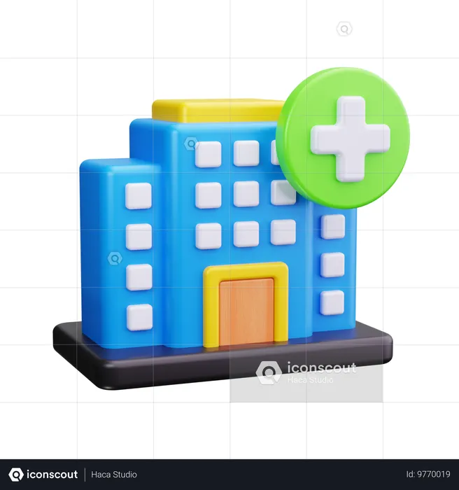 Hôpital  3D Icon