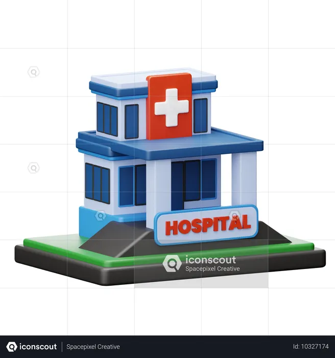 Hôpital  3D Icon