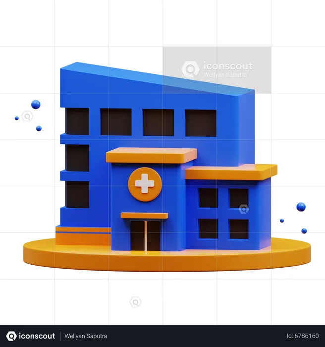 Hôpital  3D Icon