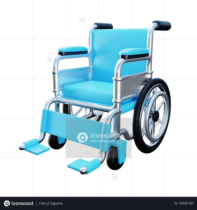 Fauteuil roulant d'hôpital  3D Icon