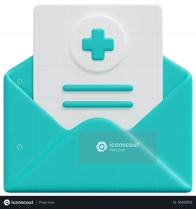 Courrier de l'hôpital  3D Icon