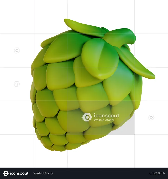 Hops Fruit  3D Icon