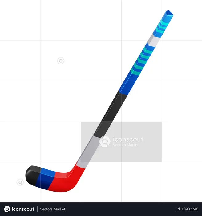 Hockey no gelo  3D Icon