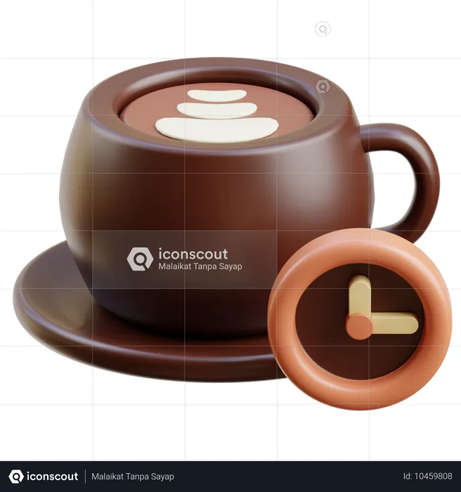 Hora do café  3D Icon