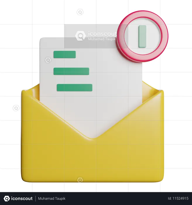 Hora do correio  3D Icon
