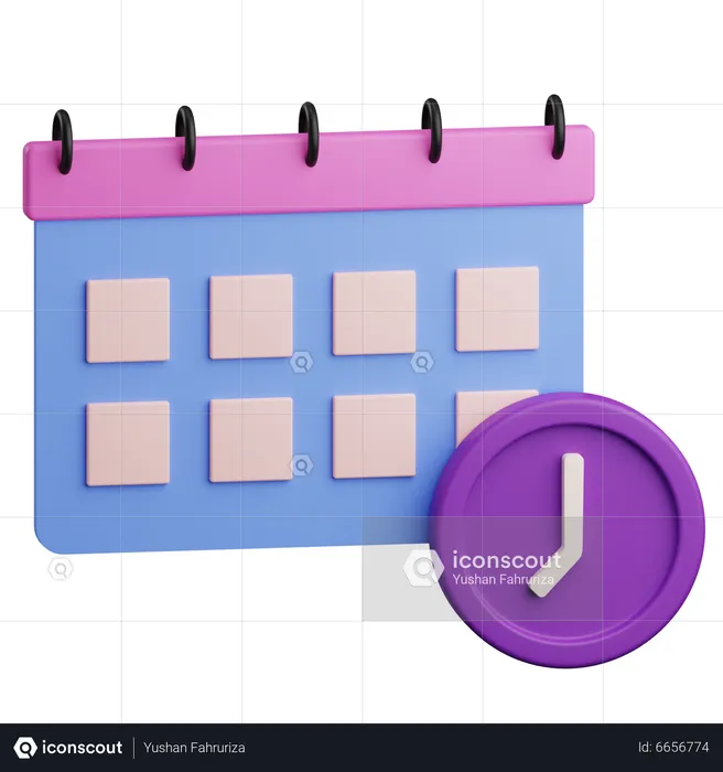 Calendrier  3D Icon