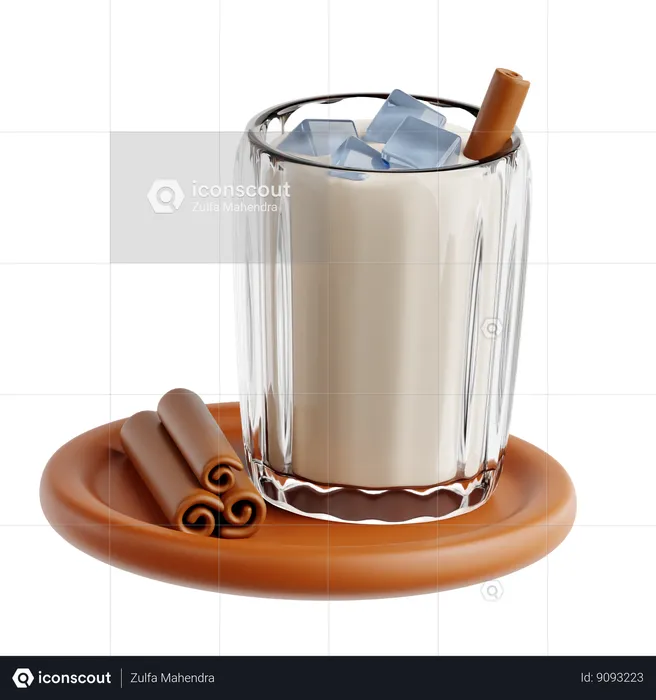 Horchata  3D Icon