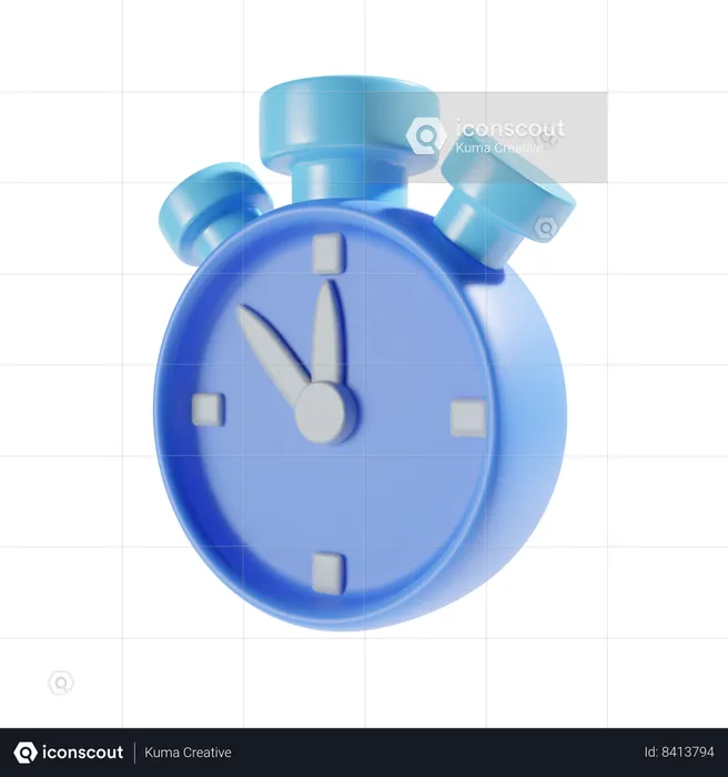 Horloge  3D Icon