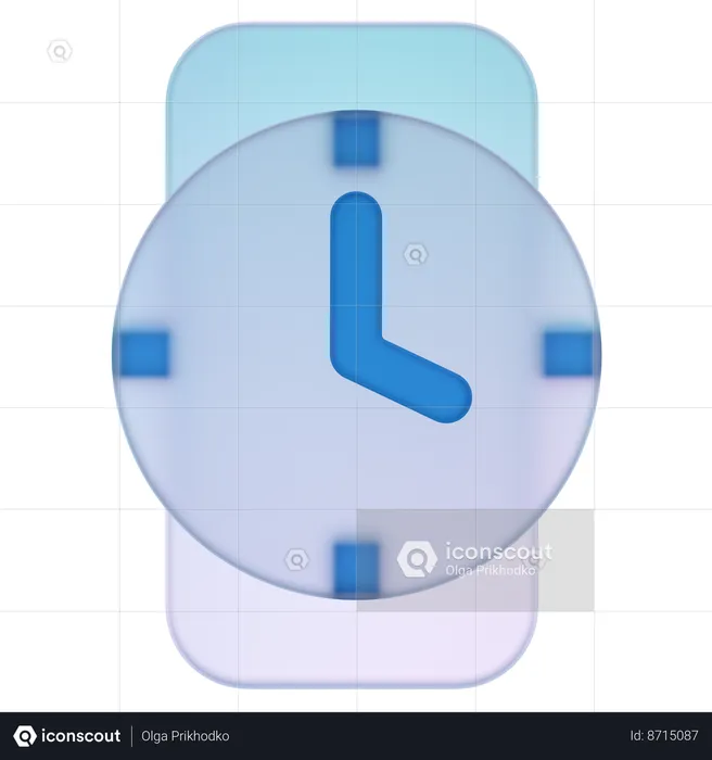 Horloge  3D Icon