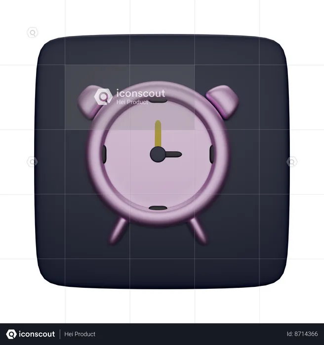 Horloge  3D Icon