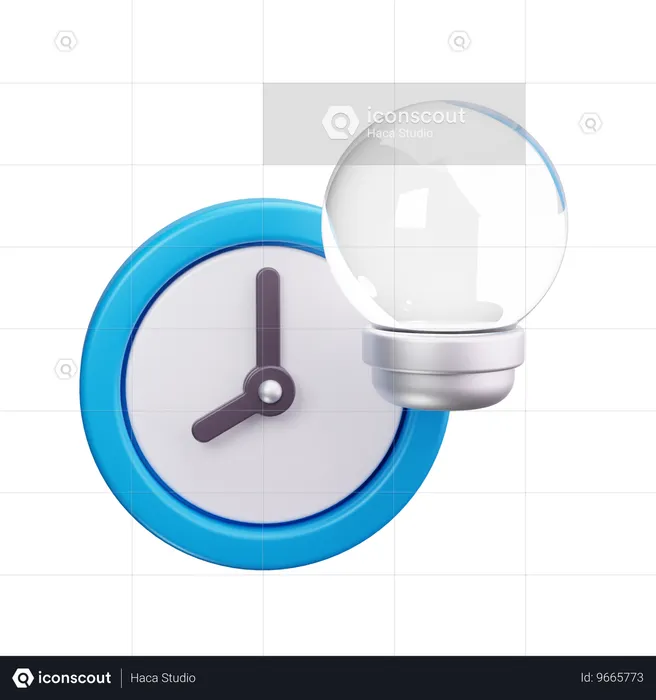 Horloge  3D Icon