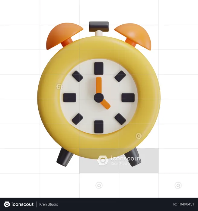 Horloge  3D Icon