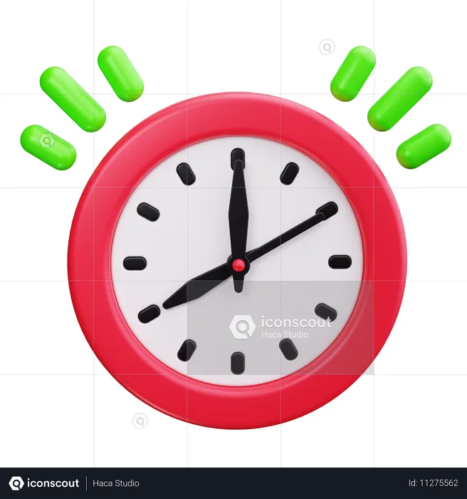 Horloge  3D Icon