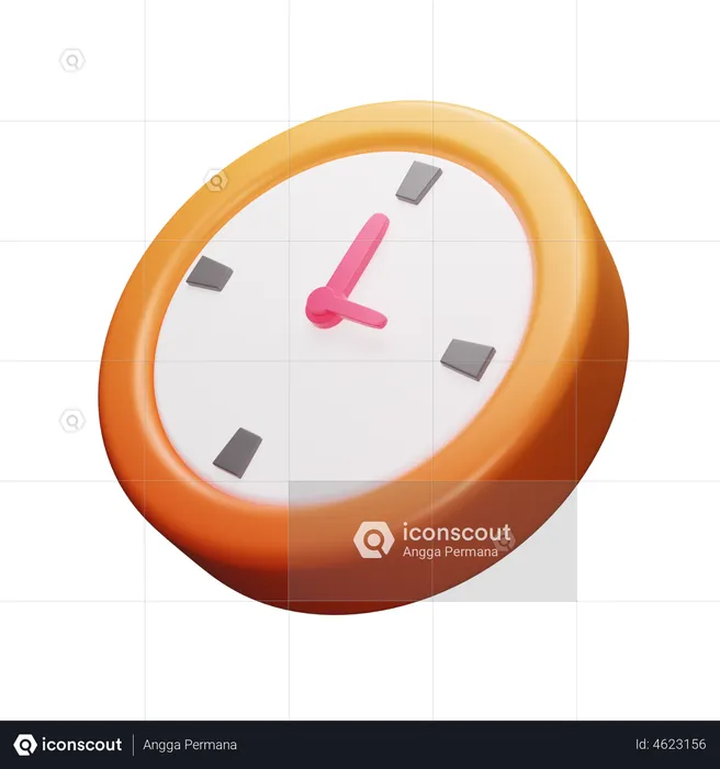 Horloge  3D Illustration