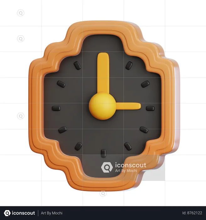 Horloge murale  3D Icon