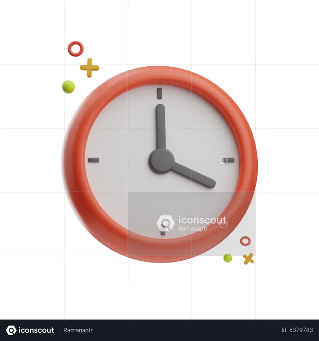 Horloge murale  3D Icon