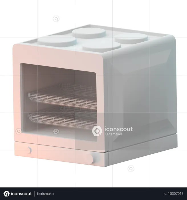 Horno microondas  3D Icon