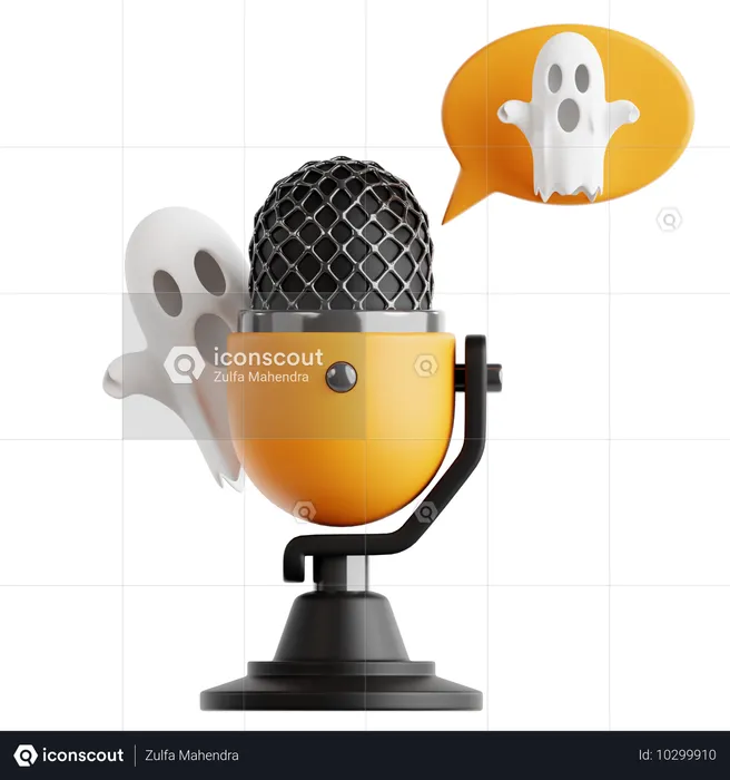 Horror Podcast  3D Icon