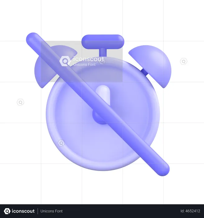 Hors chronomètre  3D Icon