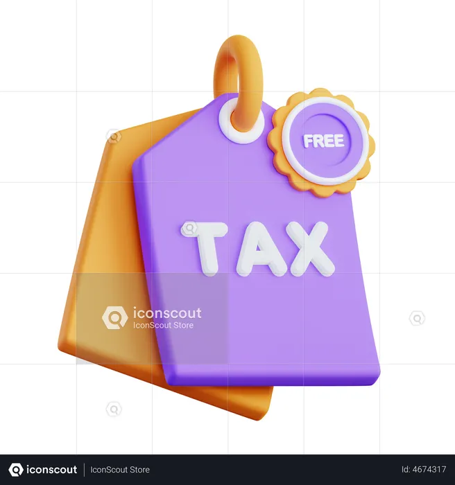 Hors taxe  3D Illustration