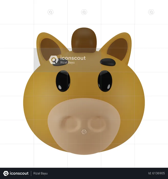 Horse  3D Icon