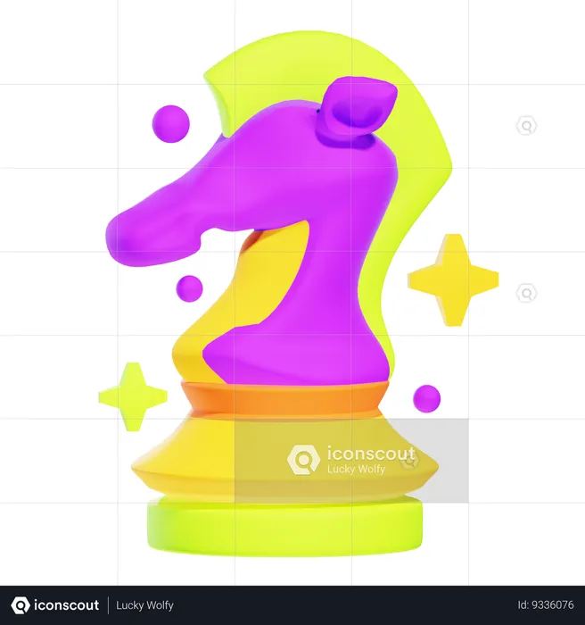 HORSE CHESS  3D Icon