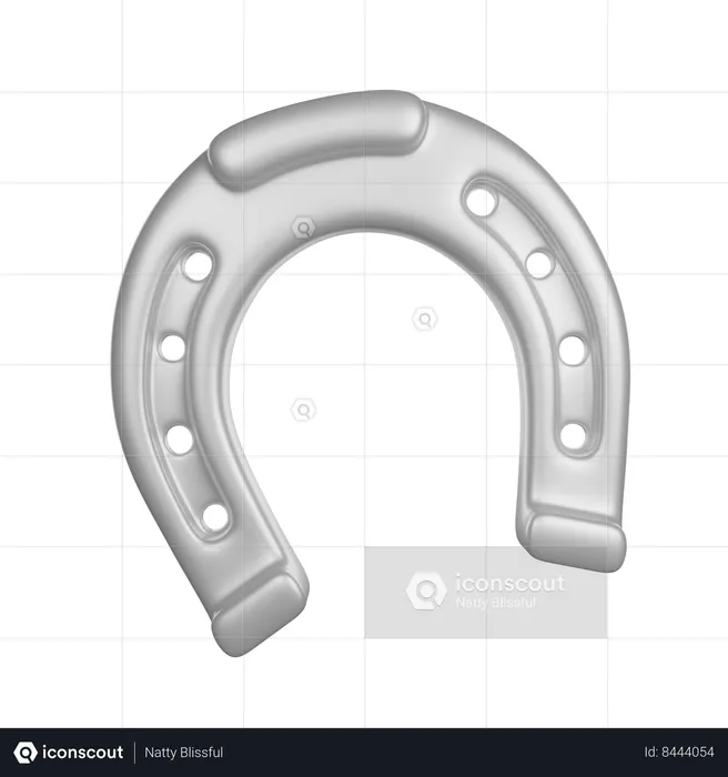 Horseshoe magnet  3D Icon