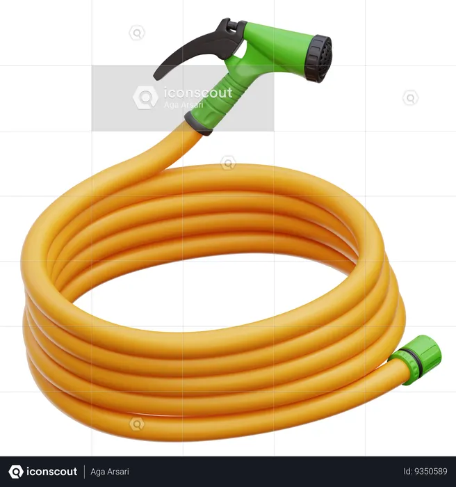 Hose Pipe  3D Icon