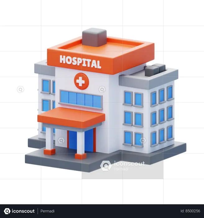 Hospital  3D Icon