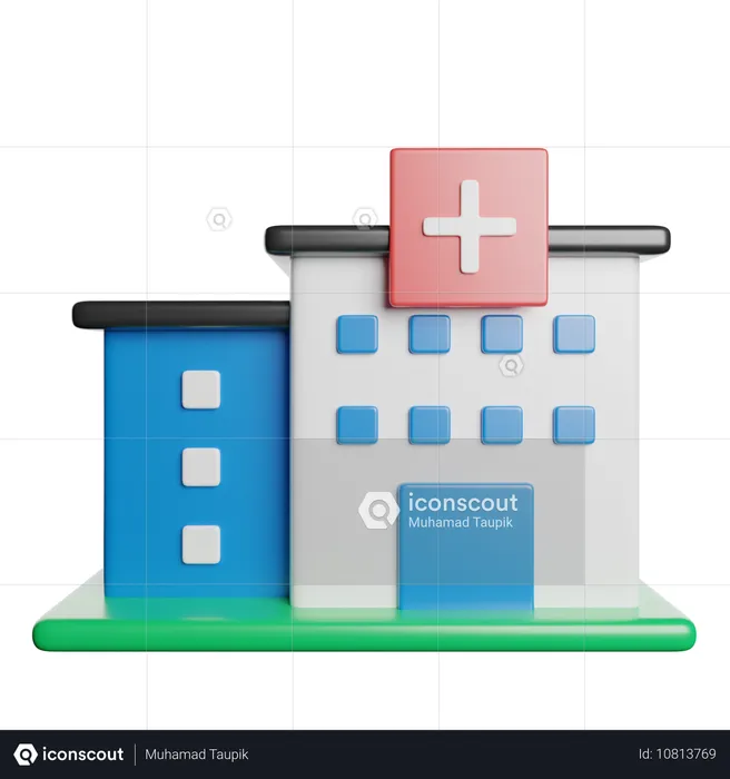 Hospital  3D Icon