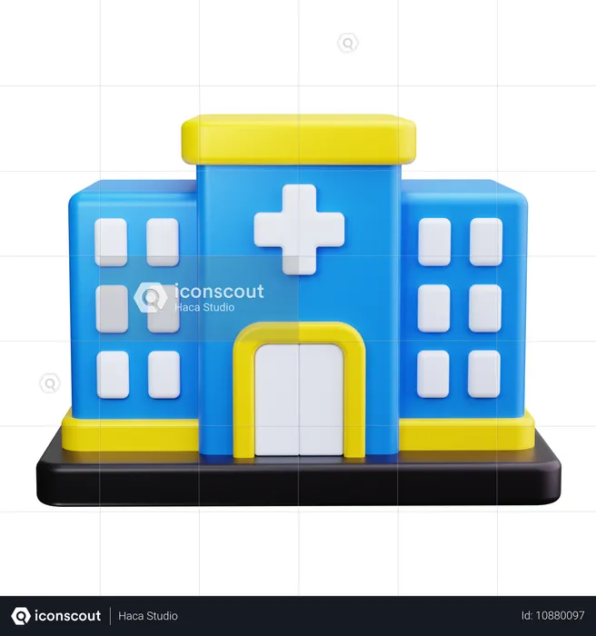 Hospital  3D Icon