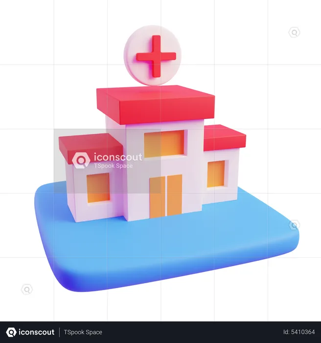 Hospital  3D Icon