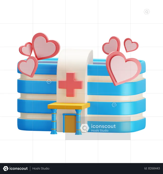 Hospital  3D Icon