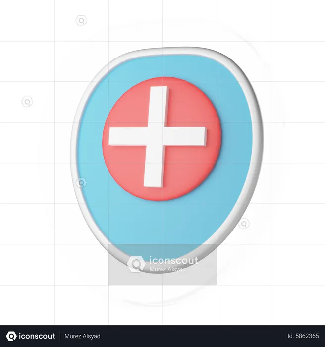 Hospital  3D Icon