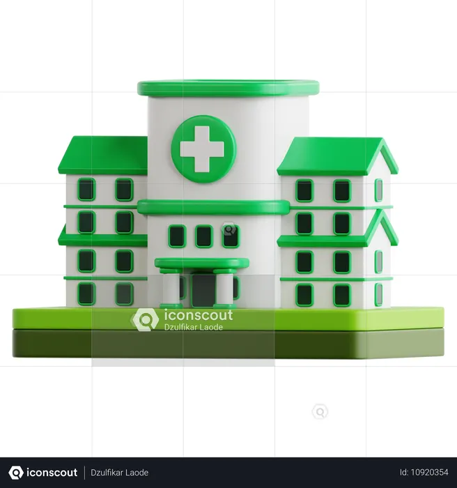 Hospital  3D Icon