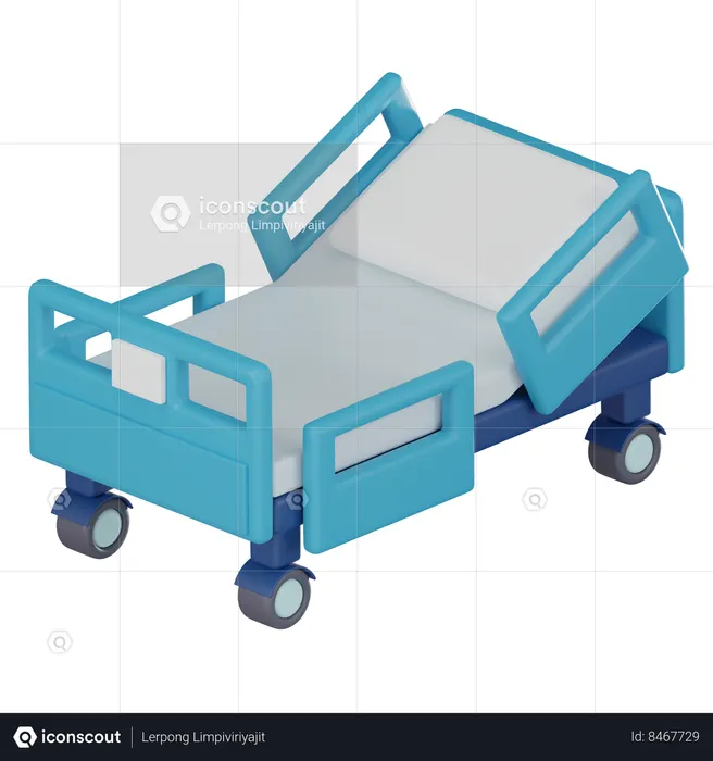 Hospital Bed  3D Icon