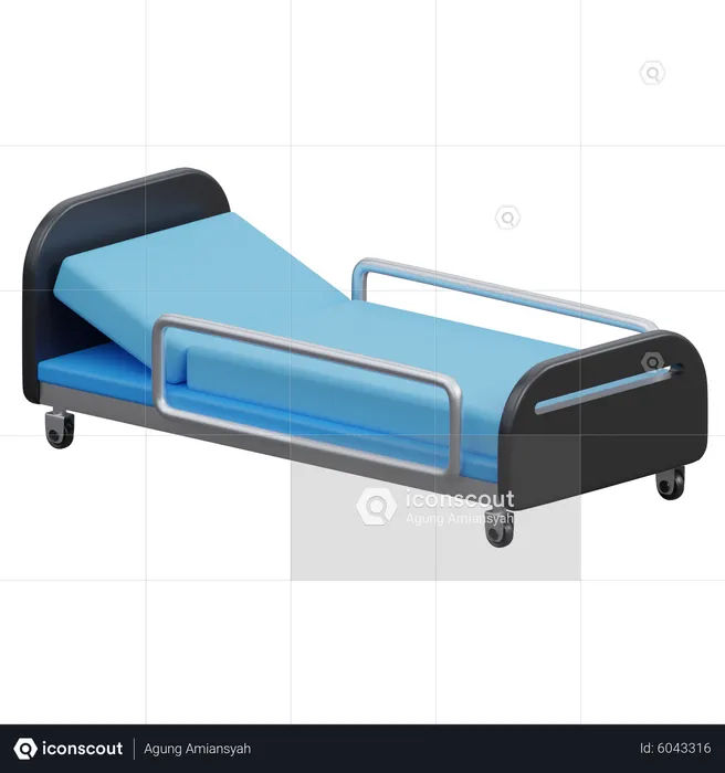 Hospital Bed  3D Icon