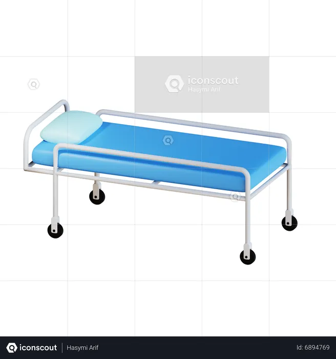 Hospital Bed  3D Icon