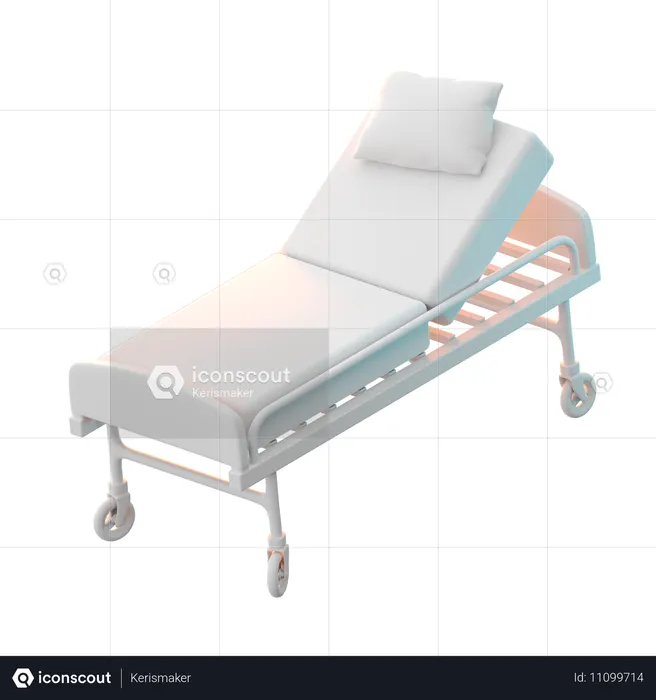 Hospital Bed  3D Icon