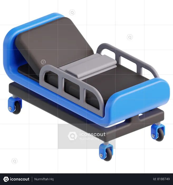 Hospital Bed  3D Icon