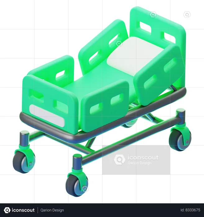 HOSPITAL BED  3D Icon