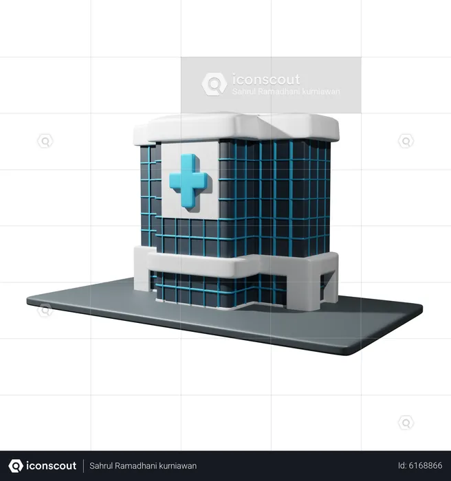 Hospital building  3D Icon