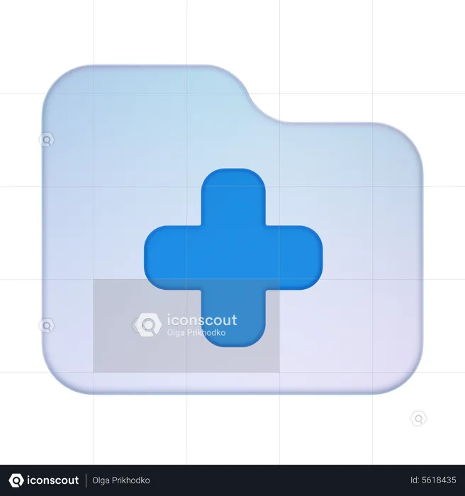 Hospital Folder  3D Icon