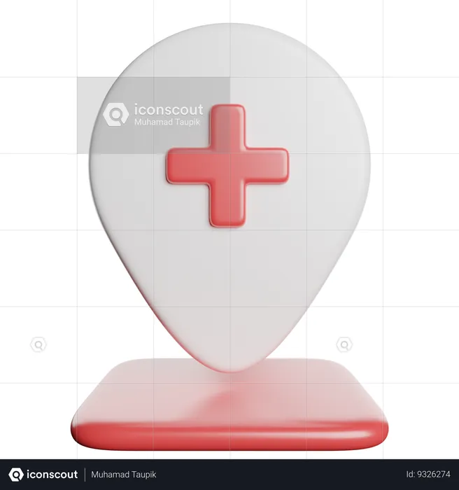 Hospital Sign  3D Icon