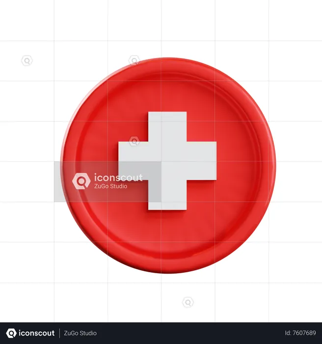 Hospital Sign  3D Icon