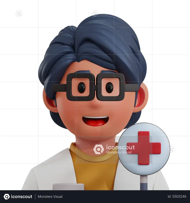 Hospitalista  3D Icon